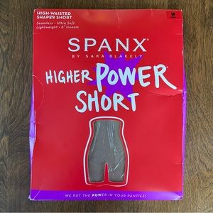 Spanx Higher Power High Waisted Shaper Short Medium 130-155 lbs. Taupetone NEW